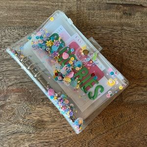 Mermaid Glitter 4-Envelope Cash Organizer, Never Used.